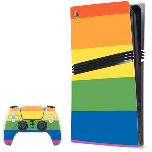 The Rainbow Flag PS5 Pro Bundle Skin
